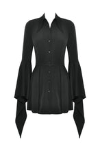 Load image into Gallery viewer, Witchy Bell-Sleeve Shirt Dress DW1018