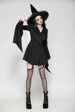 Load image into Gallery viewer, Witchy Bell-Sleeve Shirt Dress DW1018