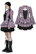 Load image into Gallery viewer, Big Pink Butterfly Doll Bell-Sleeve Dress DW1021