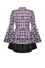 Load image into Gallery viewer, Big Pink Butterfly Doll Bell-Sleeve Dress DW1021
