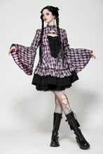 Load image into Gallery viewer, Big Pink Butterfly Doll Bell-Sleeve Dress DW1021