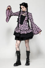 Load image into Gallery viewer, Big Pink Butterfly Doll Bell-Sleeve Dress DW1021