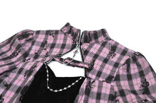 Load image into Gallery viewer, Big Pink Butterfly Doll Bell-Sleeve Dress DW1021