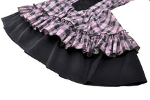 Load image into Gallery viewer, Big Pink Butterfly Doll Bell-Sleeve Dress DW1021