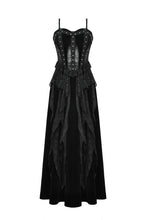 Load image into Gallery viewer, Romantic Gothic Sexy Hollow Waist  Maxi Dress DW1022