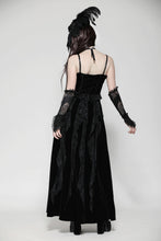 Load image into Gallery viewer, Romantic Gothic Sexy Hollow Waist  Maxi Dress DW1022
