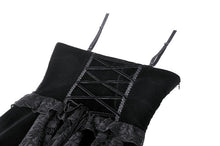 Load image into Gallery viewer, Romantic Gothic Sexy Hollow Waist  Maxi Dress DW1022