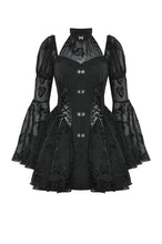 Load image into Gallery viewer, Gothic lolita Butterfly big sleeves Dress DW1023