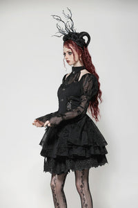 Gothic lolita Butterfly big sleeves Dress DW1023