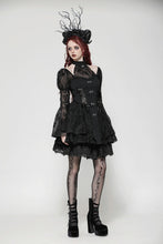 Load image into Gallery viewer, Gothic lolita Butterfly big sleeves Dress DW1023