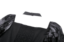 Load image into Gallery viewer, Gothic lolita Butterfly big sleeves Dress DW1023