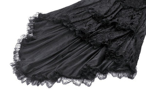 Elegant Gothic Cross Embroidered Velvet Dress DW1037