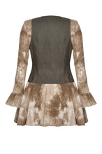 Load image into Gallery viewer, Vintage Steampunk Tie-Dye Dress DW1038
