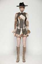 Load image into Gallery viewer, Vintage Steampunk Tie-Dye Dress DW1038