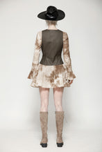 Load image into Gallery viewer, Vintage Steampunk Tie-Dye Dress DW1038