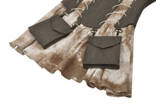 Load image into Gallery viewer, Vintage Steampunk Tie-Dye Dress DW1038