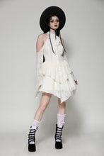 Load image into Gallery viewer, Beige steampunk off-shoulder sexy dress DW1039