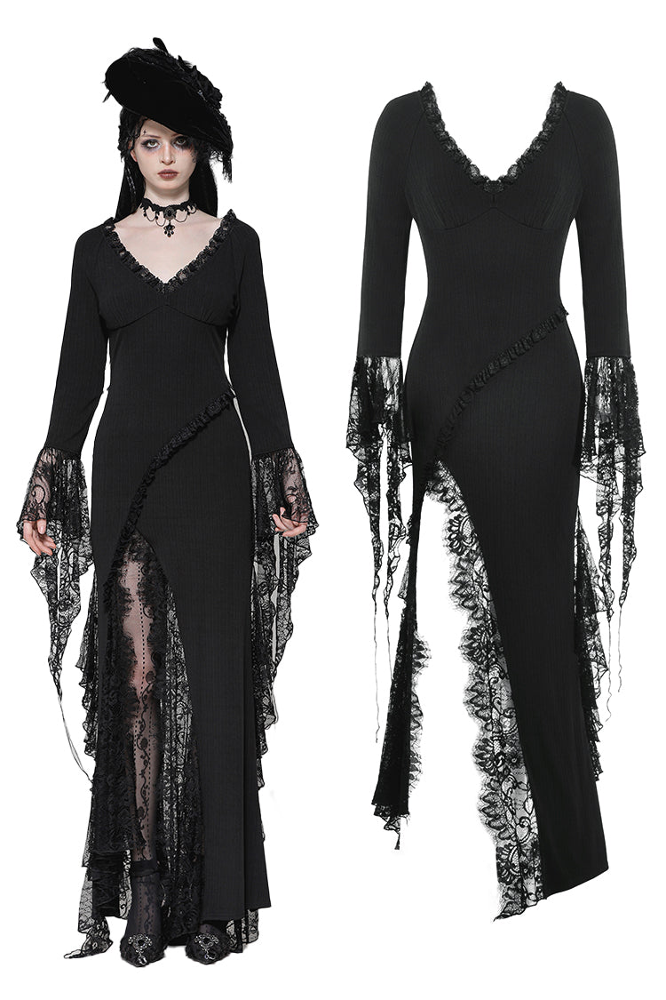 Sexy Witch Asymmetrical Long Dress DW1047  DARK IN LOVE