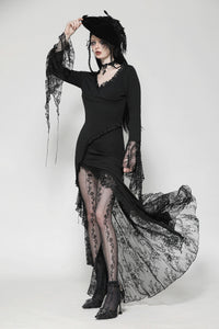 Sexy Witch Asymmetrical Long Dress DW1047