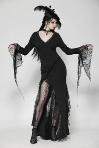 Sexy Witch Asymmetrical Long Dress DW1047