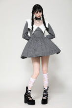 Load image into Gallery viewer, Batwing neck contrast stripe dress DW1053