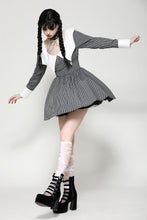 Load image into Gallery viewer, Batwing neck contrast stripe dress DW1053
