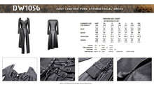 Load image into Gallery viewer, Edgy leather punk asymmetrical dress DW1056