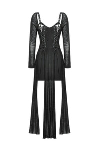 The Gothic Elegant Spider Long Dress DW1061