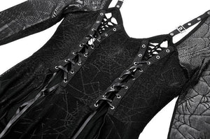 The Gothic Elegant Spider Long Dress DW1061
