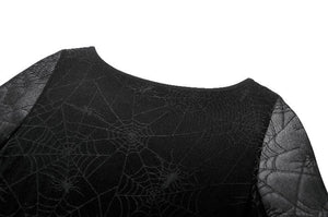 The Gothic Elegant Spider Long Dress DW1061