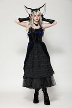 Load image into Gallery viewer, Indigo gothic lolita party doll dress DW1065
