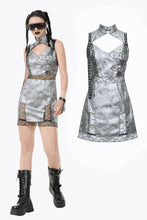 Load image into Gallery viewer, Cyber Ruins · Techwear Skeleton Dress DW1069