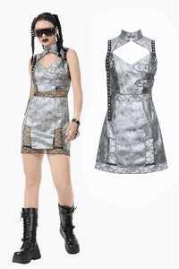Cyber Ruins · Techwear Skeleton Dress DW1069