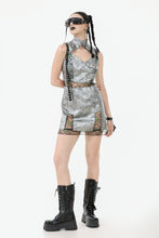 Load image into Gallery viewer, Cyber Ruins · Techwear Skeleton Dress DW1069