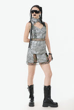 Load image into Gallery viewer, Cyber Ruins · Techwear Skeleton Dress DW1069