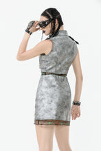 Load image into Gallery viewer, Cyber Ruins · Techwear Skeleton Dress DW1069