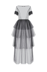 Phantom Waltz · Gothic Sexy Mesh Tiered Dress DW1071