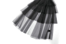 Load image into Gallery viewer, Phantom Waltz · Gothic Sexy Mesh Tiered Dress DW1071
