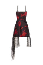 Load image into Gallery viewer, Bloodstained Abyss · Punk Asymmetrical Slip Dress DW1072