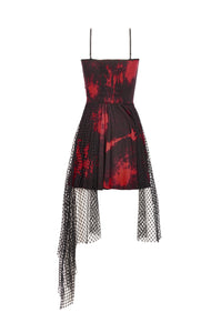 Bloodstained Abyss · Punk Asymmetrical Slip Dress DW1072