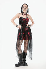 Load image into Gallery viewer, Bloodstained Abyss · Punk Asymmetrical Slip Dress DW1072