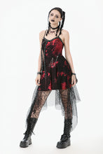 Load image into Gallery viewer, Bloodstained Abyss · Punk Asymmetrical Slip Dress DW1072