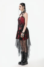Load image into Gallery viewer, Bloodstained Abyss · Punk Asymmetrical Slip Dress DW1072