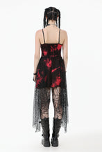 Load image into Gallery viewer, Bloodstained Abyss · Punk Asymmetrical Slip Dress DW1072
