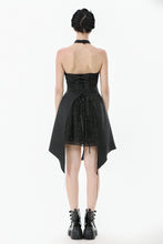 Load image into Gallery viewer, Nocturnal Empress – Gothic Batwing Hem Dress  DW1081