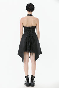 Nocturnal Empress – Gothic Batwing Hem Dress  DW1081