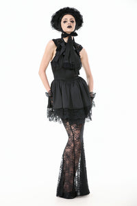 Gothic Lace Puff Fishtail Dress DW1084