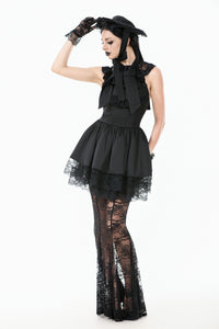 Gothic Lace Puff Fishtail Dress DW1084