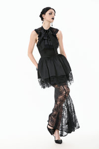 Gothic Lace Puff Fishtail Dress DW1084