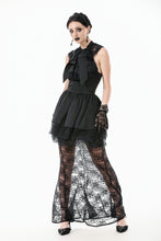 Load image into Gallery viewer, Gothic Lace Puff Fishtail Dress DW1084